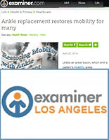 Ankle replacement restores mobility for many